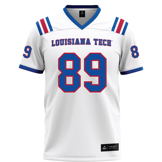 LA Tech - NCAA Football : Chase Grosfeld - White Football Jersey-0