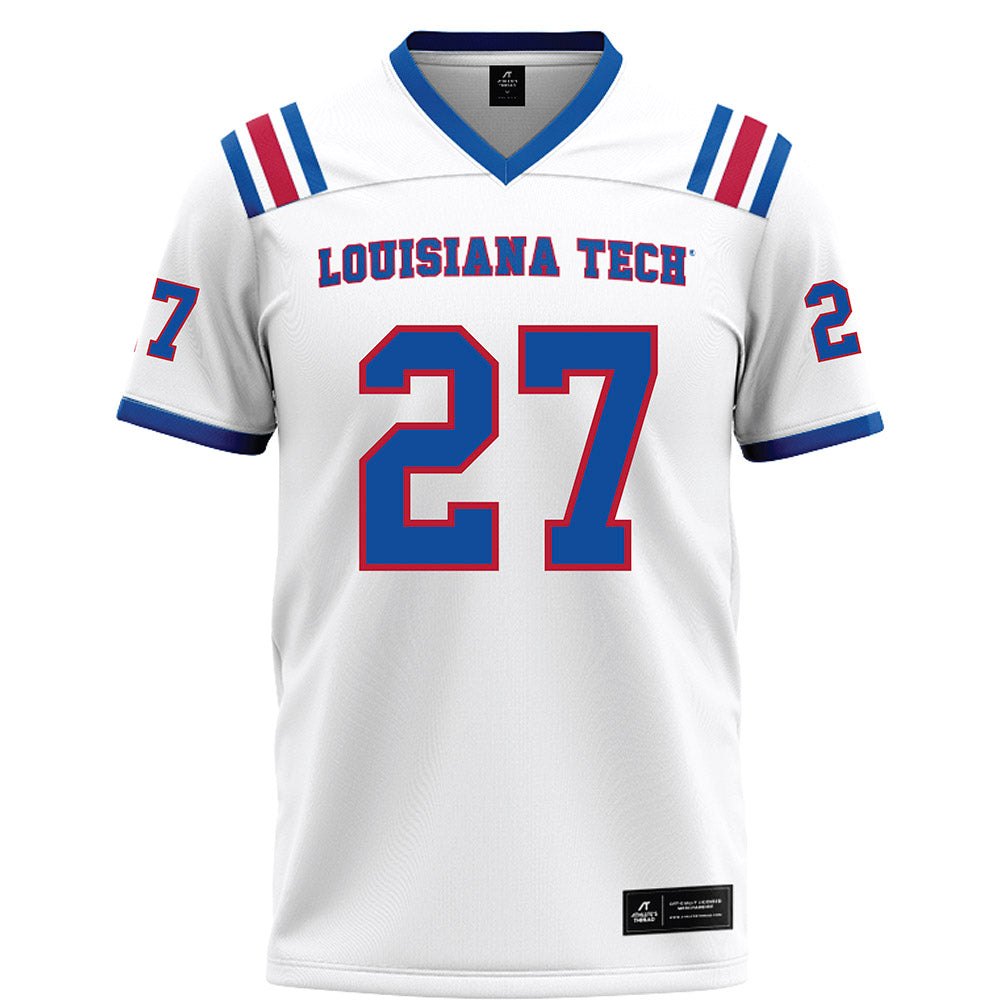 LA Tech - NCAA Football : Grayson Hardy - White Football Jersey-0