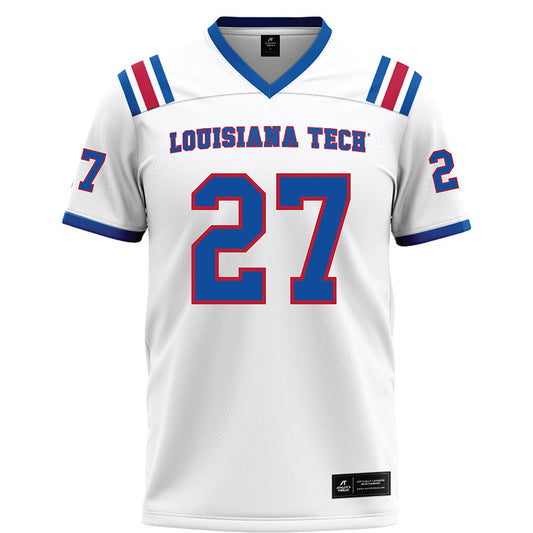 LA Tech - NCAA Football : Grayson Hardy - White Football Jersey-0