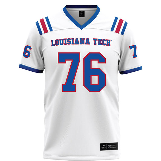 LA Tech - NCAA Football : Cyler Corn - White Football Jersey-0