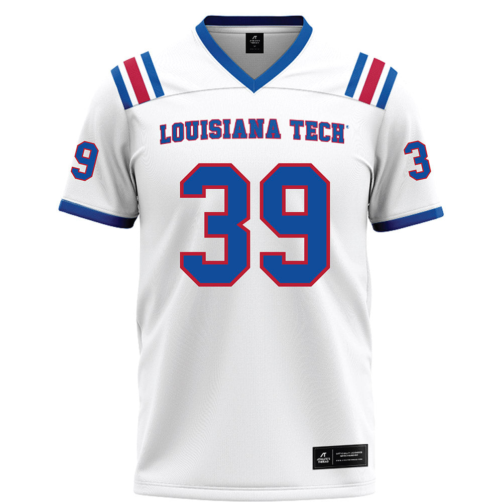 LA Tech - NCAA Football : Jacoryian Crowe - White Football Jersey-0