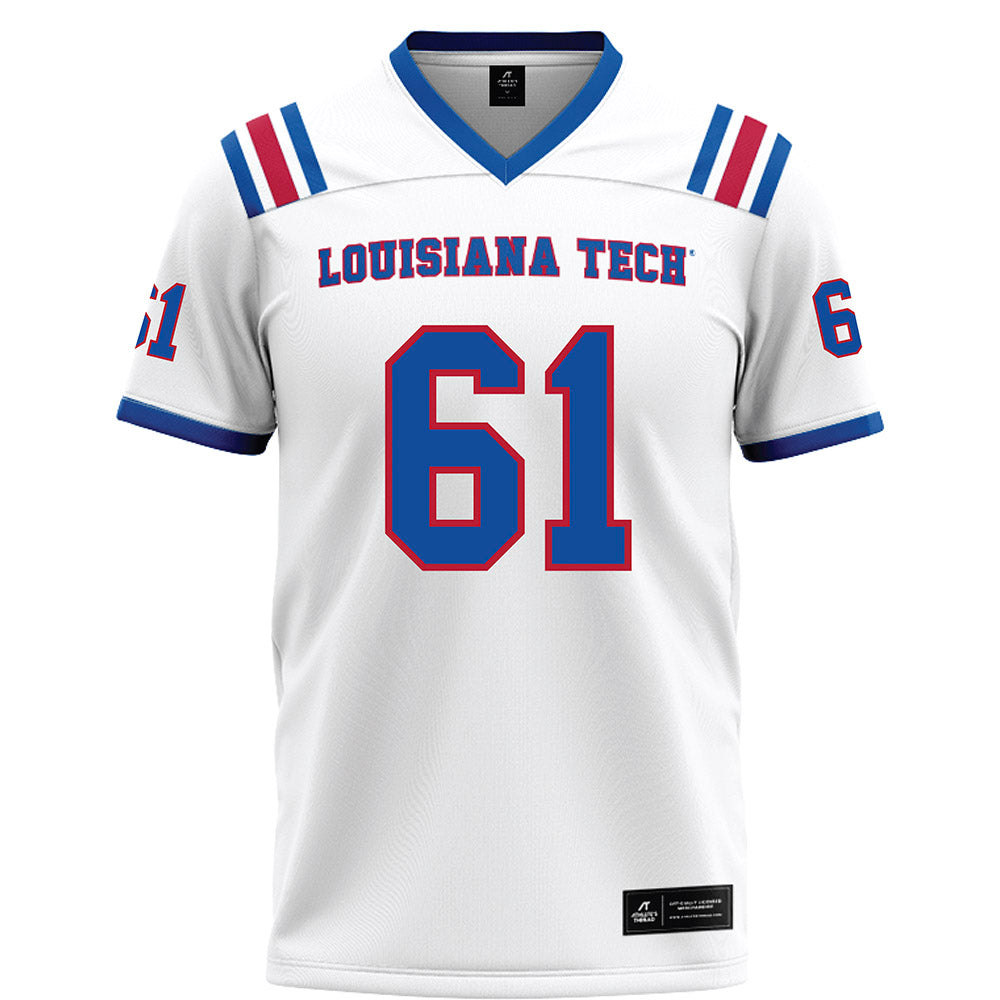 LA Tech - NCAA Football : Ervin Smith - White Football Jersey-0