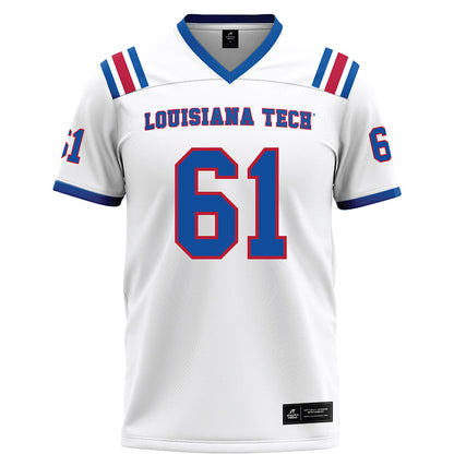 LA Tech - NCAA Football : Ervin Smith - White Football Jersey-0