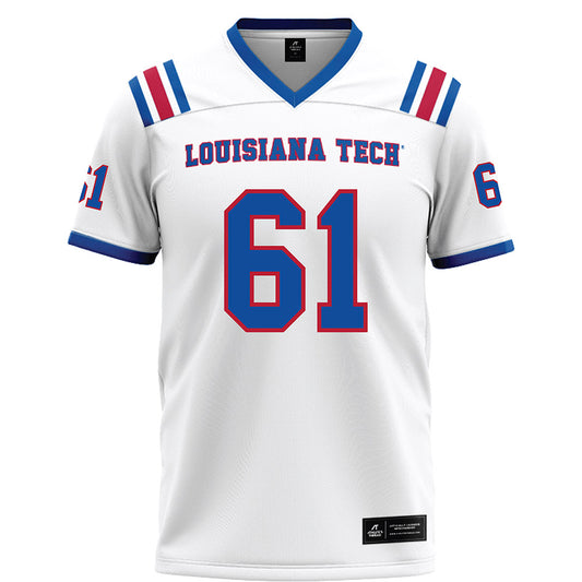 LA Tech - NCAA Football : Ervin Smith - White Football Jersey-0