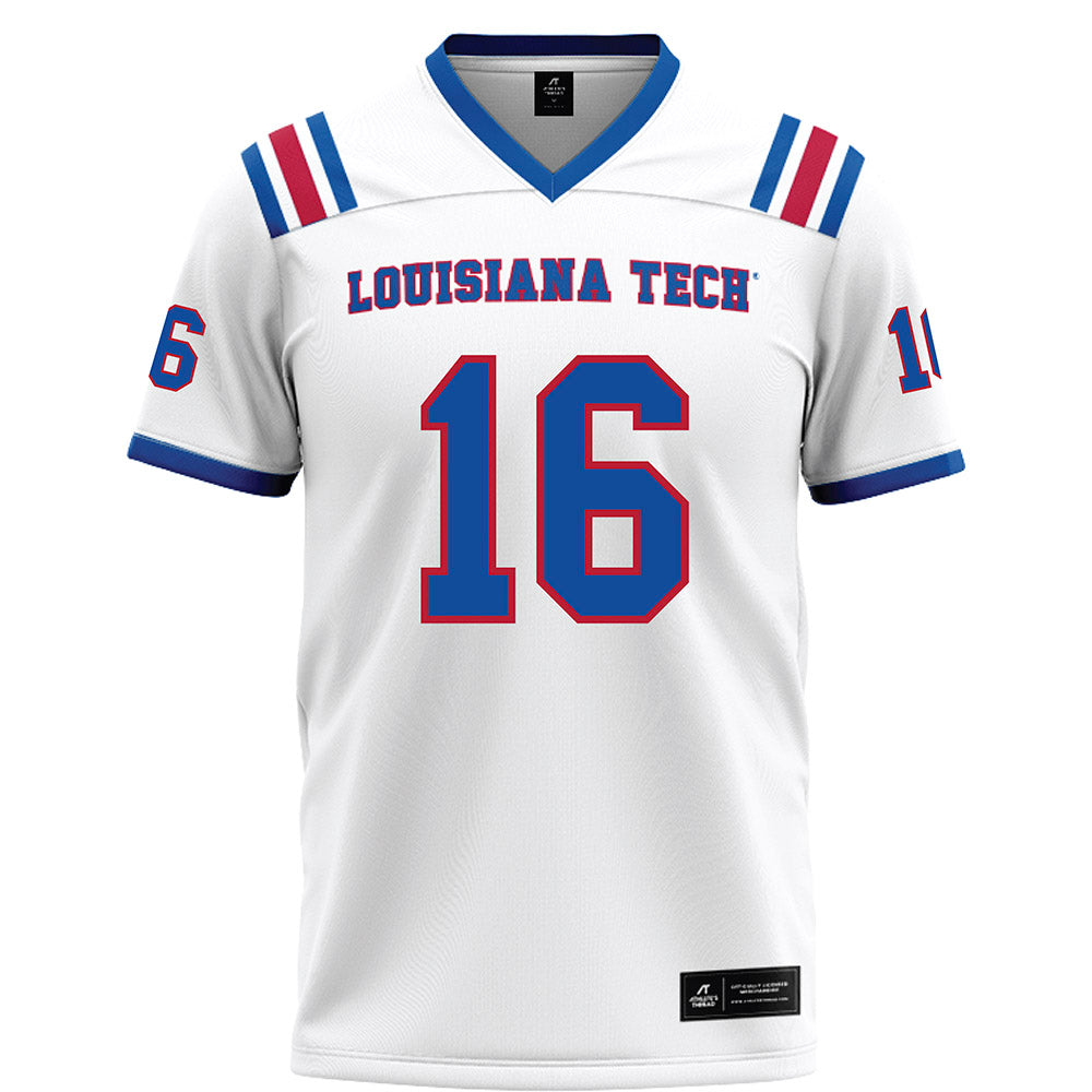 LA Tech - NCAA Football : Taeden Rogers - White Football Jersey-0