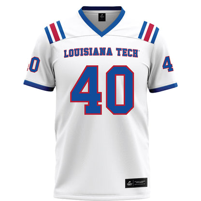 LA Tech - NCAA Football : Ayden Combs - White Football Jersey-0