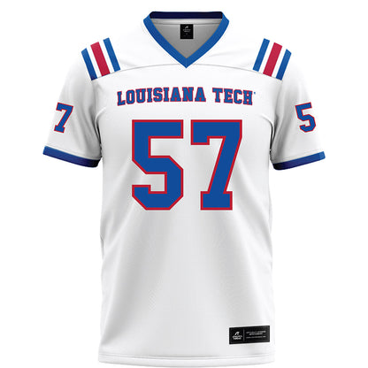 LA Tech - NCAA Football : Tadan Bingham - White Football Jersey-0