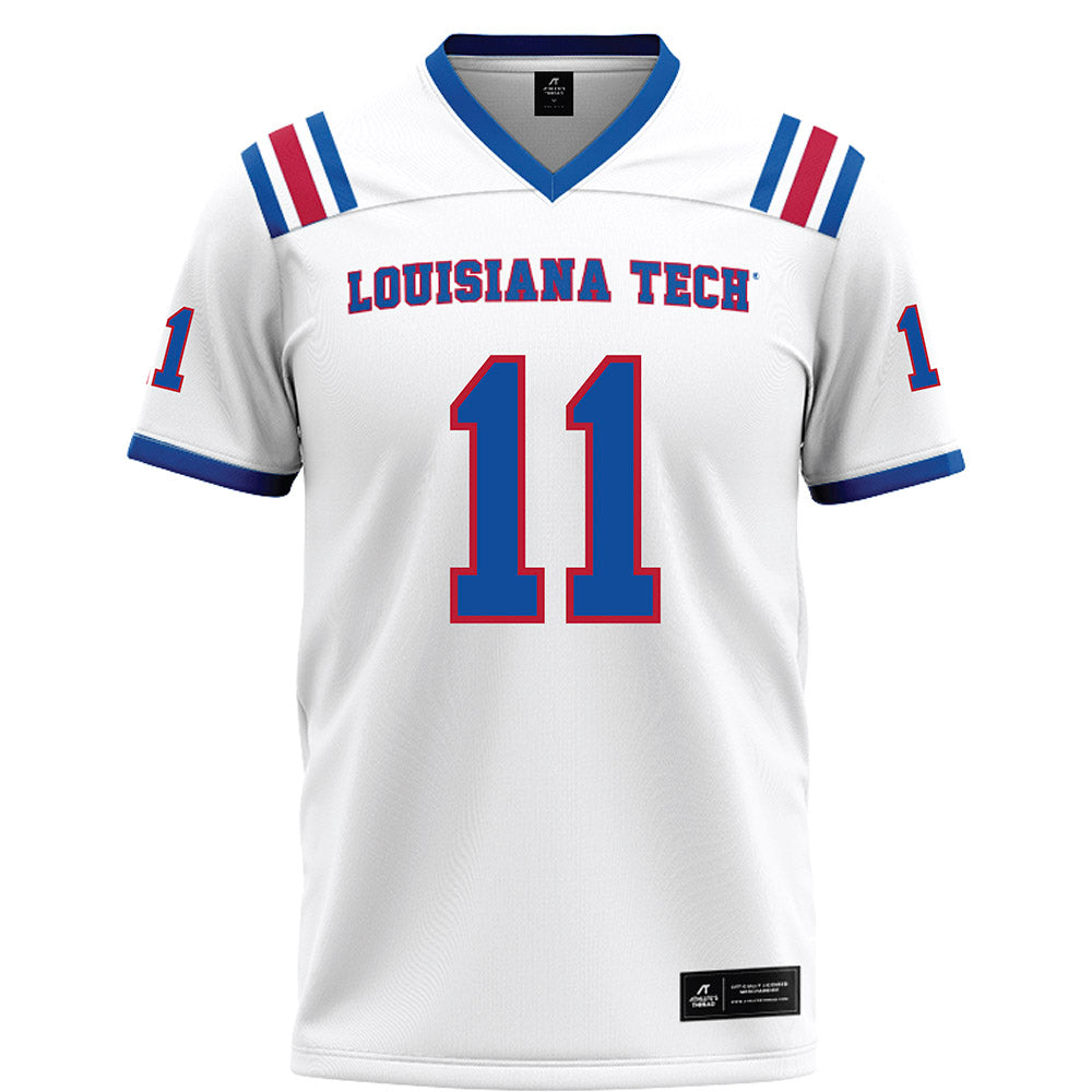 LA Tech - NCAA Football : Cedric Woods - White Football Jersey