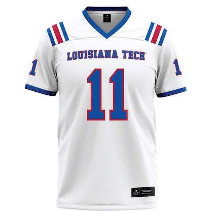 LA Tech - NCAA Football : Cedric Woods - White Football Jersey