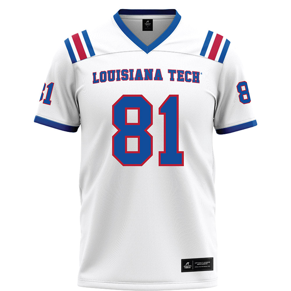 LA Tech - NCAA Football : Will Mayes - White Football Jersey-0