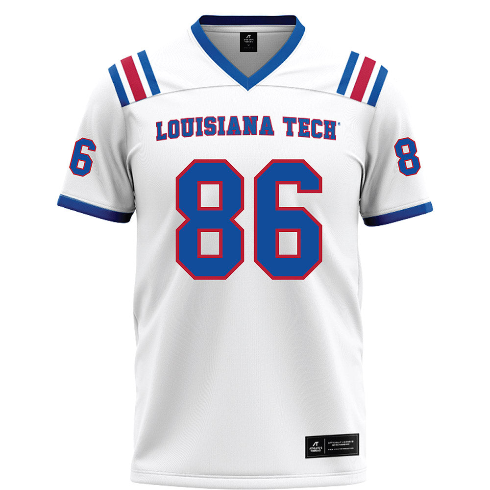 LA Tech - NCAA Football : Talyn Shettron - White Football Jersey-0