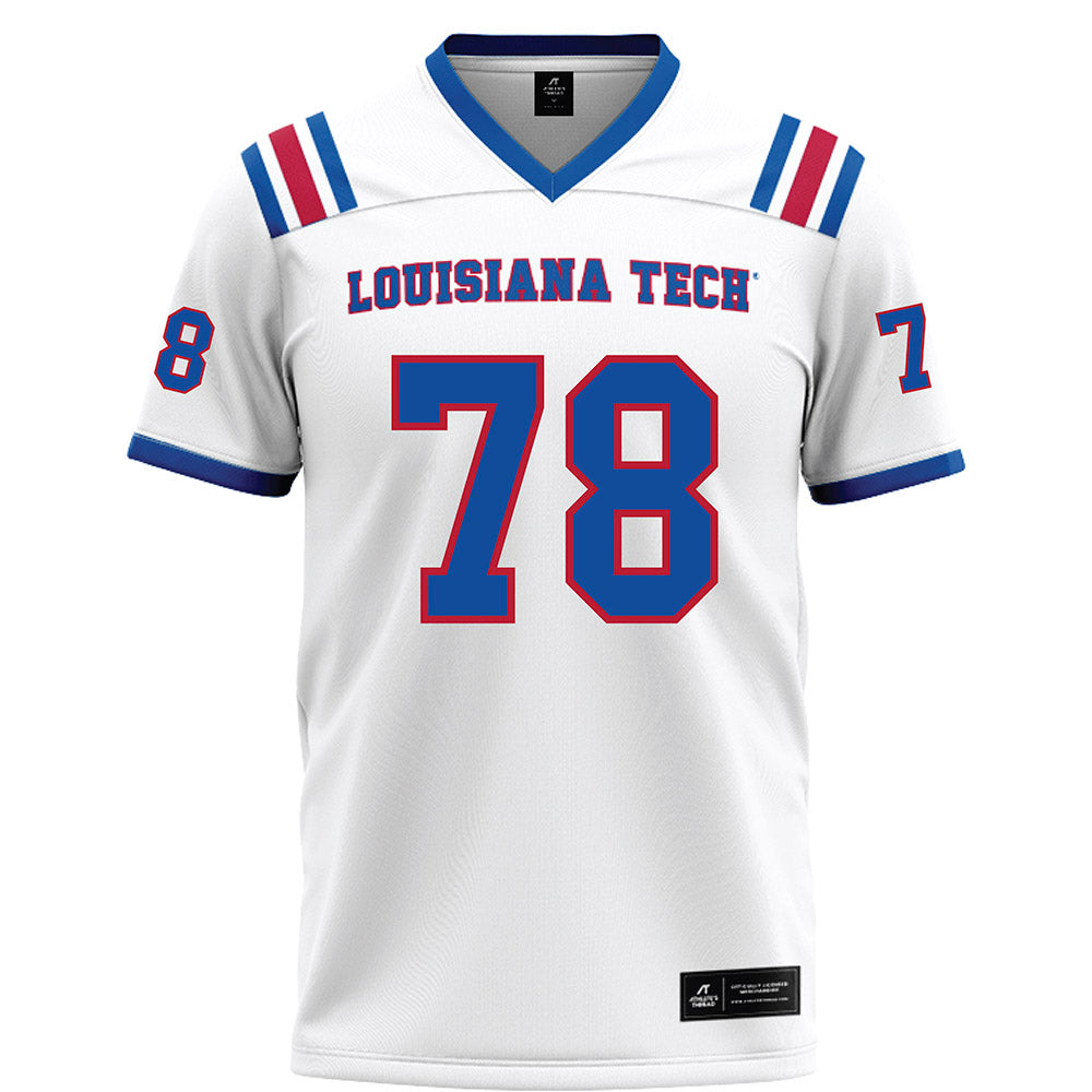 LA Tech - NCAA Football : Bryson Weathers - White Football Jersey-0