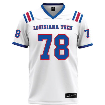 LA Tech - NCAA Football : Bryson Weathers - White Football Jersey-0