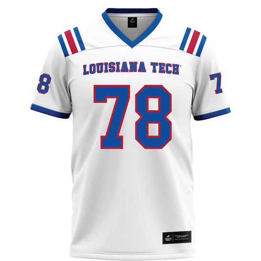 LA Tech - NCAA Football : Bryson Weathers - White Football Jersey-0