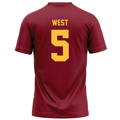 Minnesota - NCAA Football : Aydan West - Maroon Football Jersey-1