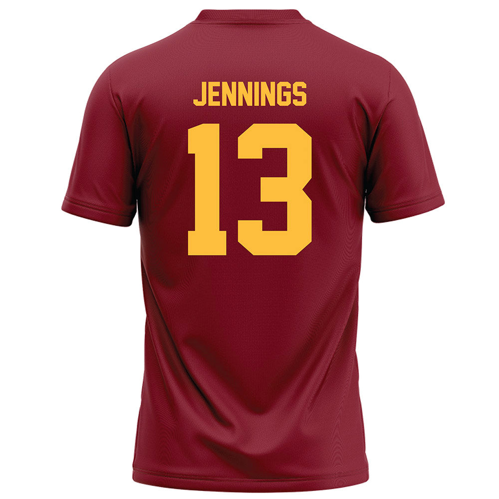 Minnesota - NCAA Football : Noah Jennings - Maroon Football Jersey-1