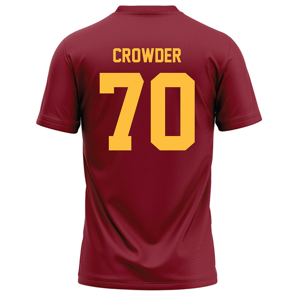 Minnesota - NCAA Football : Naquan Crowder - Maroon Football Jersey-1