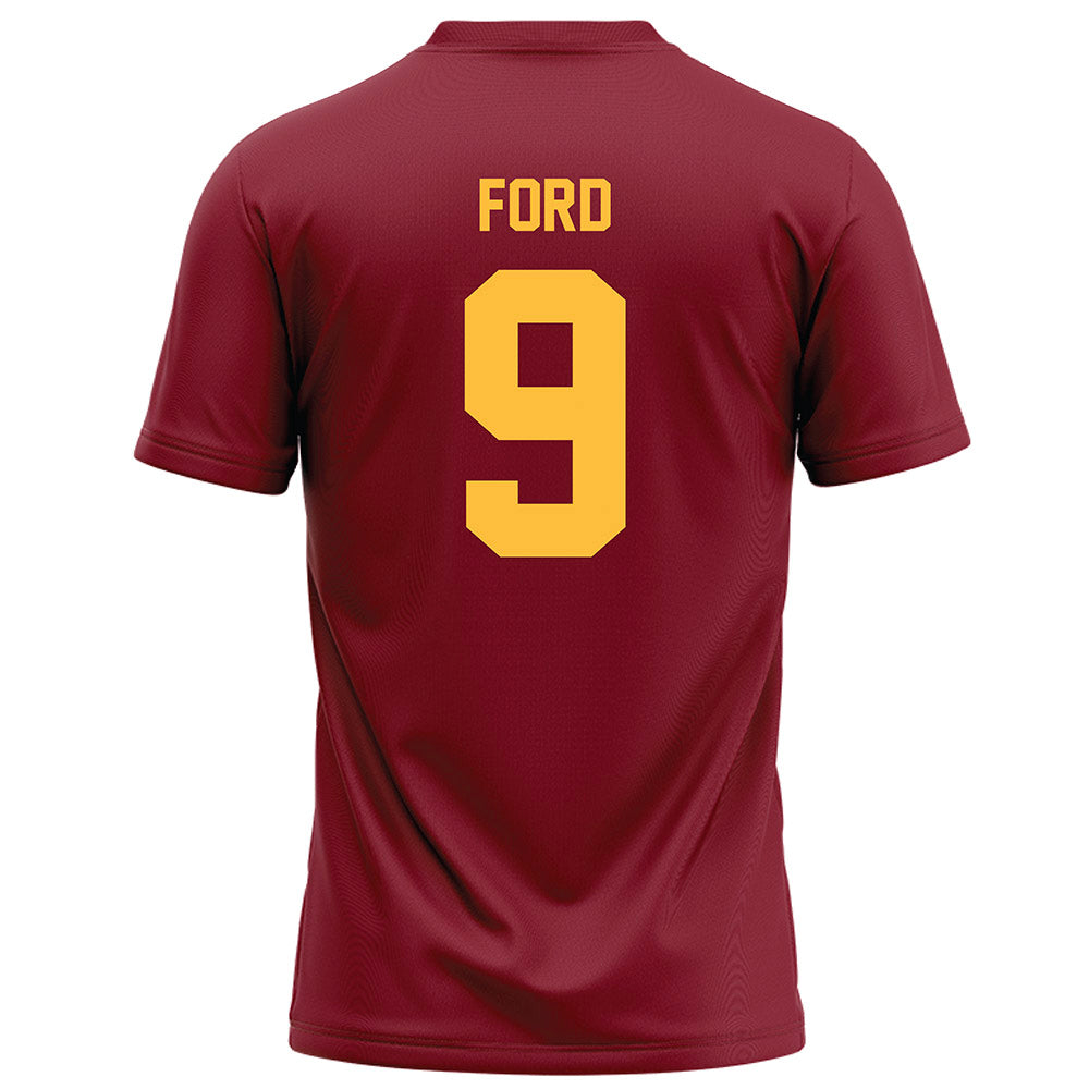Minnesota - NCAA Football : Xavier Ford - Maroon Football Jersey-1