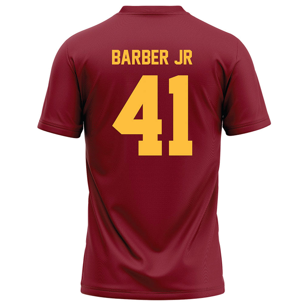 Minnesota - NCAA Football : Marion Barber Jr - Maroon Football Jersey-1