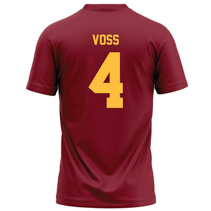 Minnesota - NCAA Football : Roman Voss - Maroon Football Jersey-1