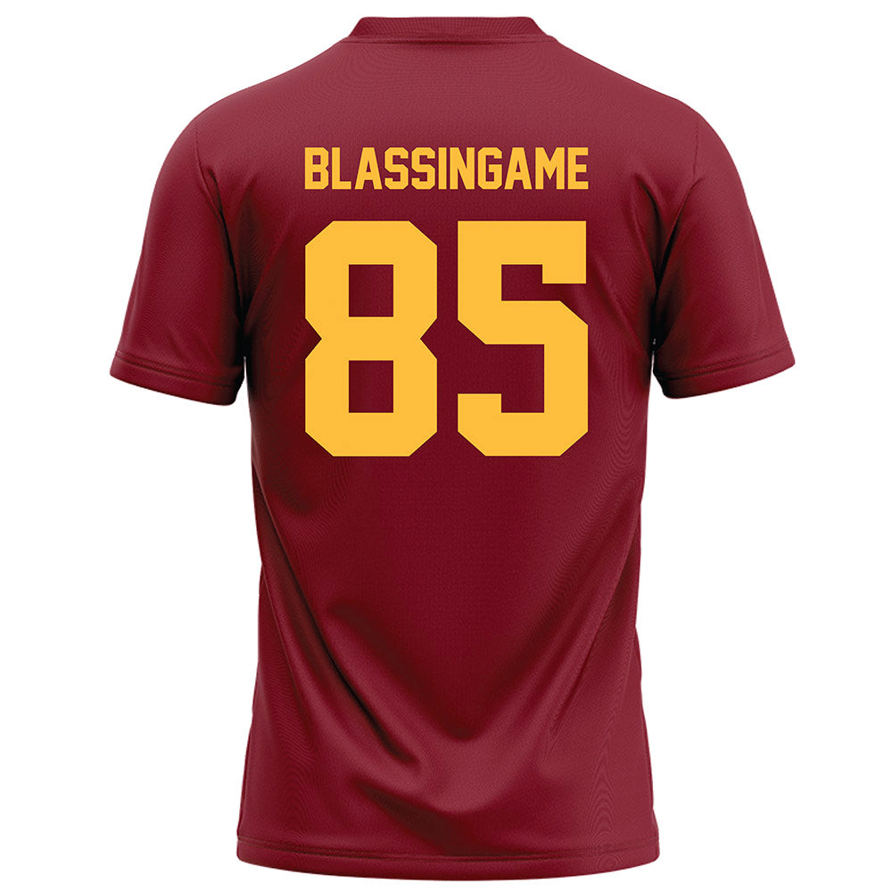 Minnesota - NCAA Football : Rico Blassingame - Maroon Football Jersey-1
