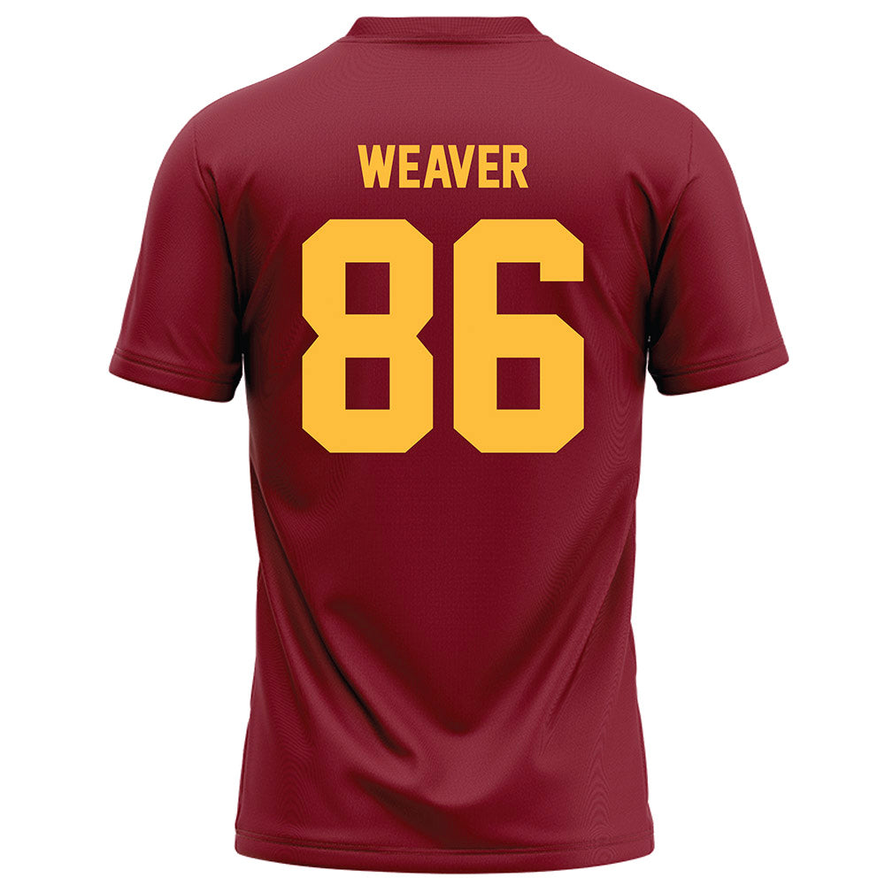 Minnesota - NCAA Football : Gabe Weaver - Maroon Football Jersey-1