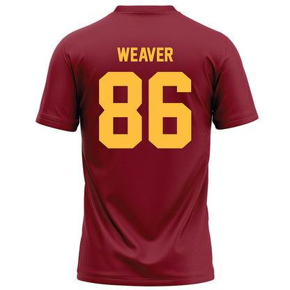 Minnesota - NCAA Football : Gabe Weaver - Maroon Football Jersey-1