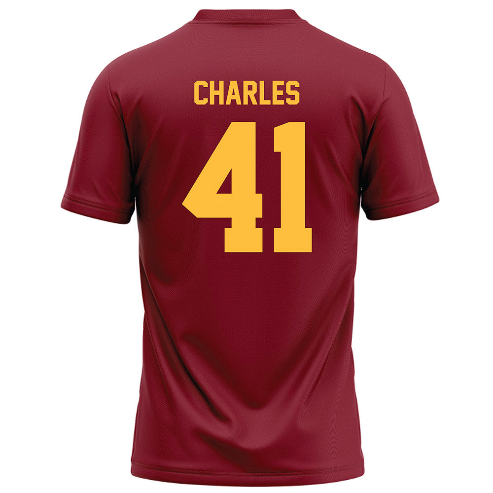 Minnesota - NCAA Football : Anthony Charles - Maroon Football Jersey-1