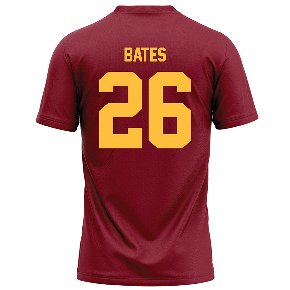 Minnesota - NCAA Football : Zeke Bates - Maroon Football Jersey-1