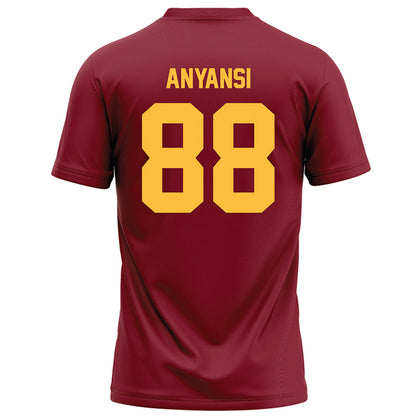 Minnesota - NCAA Football : Josiah Anyansi - Maroon Football Jersey-1