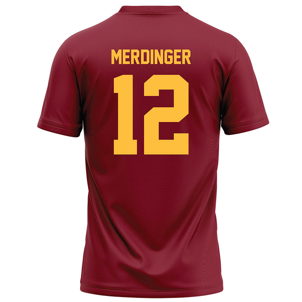 Minnesota - NCAA Football : Michael Merdinger - Maroon Football Jersey-1