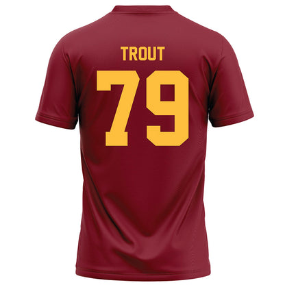 Minnesota - NCAA Football : Andrew Trout - Maroon Football Jersey-1