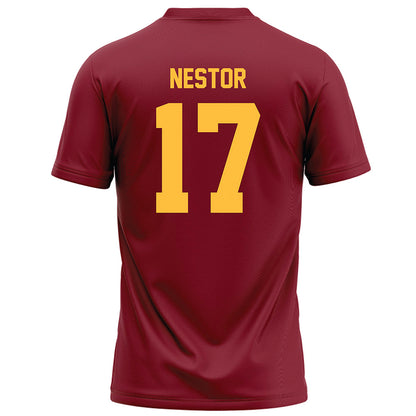 Minnesota - NCAA Football : John Nestor - Maroon Football Jersey-1