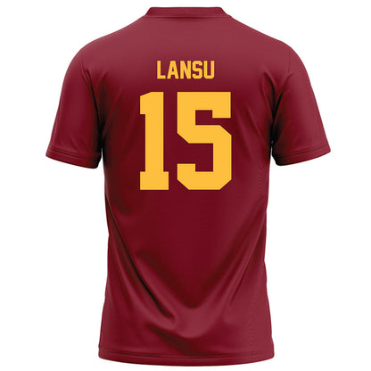 Minnesota - NCAA Football : Owen Lansu - Maroon Football Jersey-1