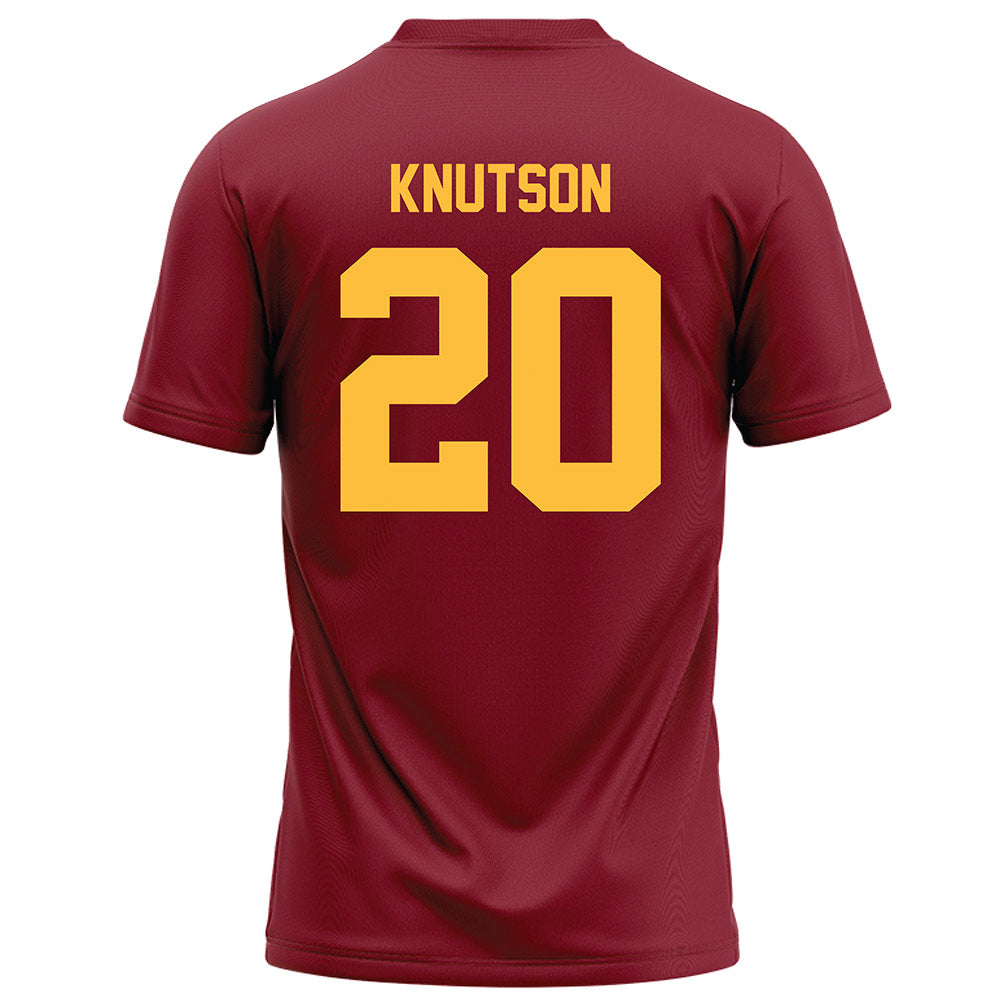 Minnesota - NCAA Football : Parker Knutson - Maroon Football Jersey-1