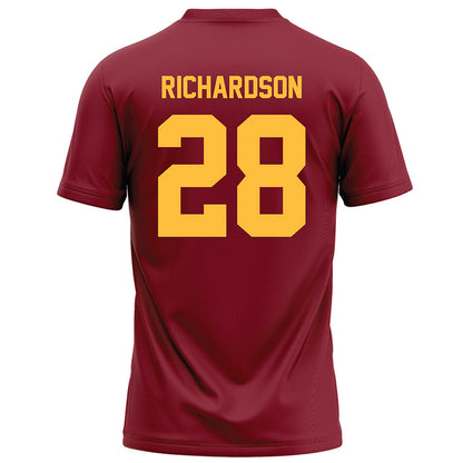 Minnesota - NCAA Football : Trason Richardson - Maroon Football Jersey-1