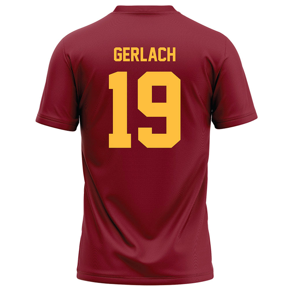 Minnesota - NCAA Football : Joey Gerlach - Maroon Football Jersey-1