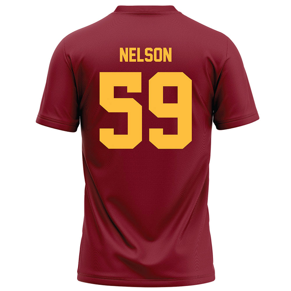 Minnesota - NCAA Football : Tony Nelson - Maroon Football Jersey-1