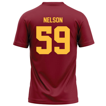 Minnesota - NCAA Football : Tony Nelson - Maroon Football Jersey-1