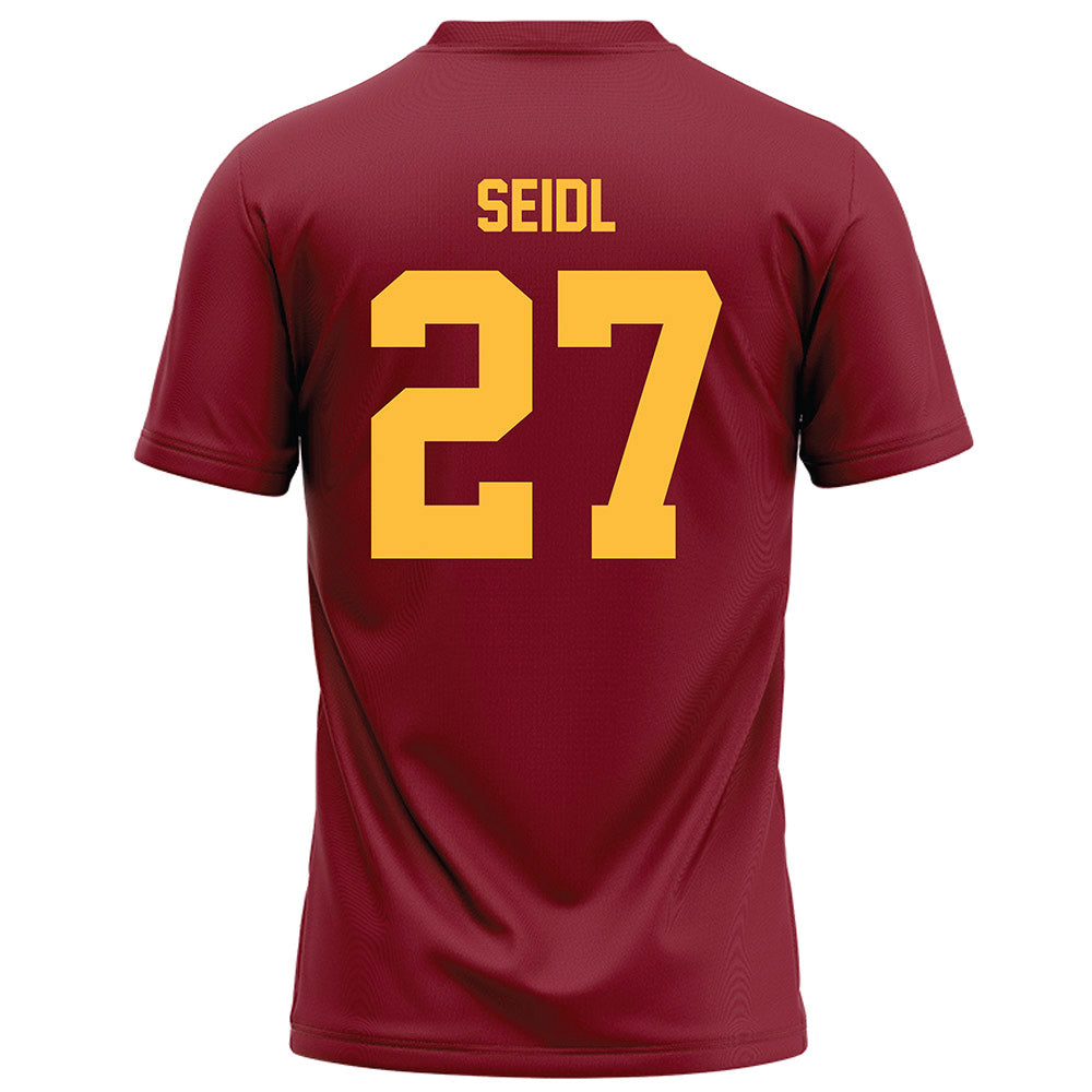 Minnesota - NCAA Football : Simon Seidl - Maroon Football Jersey-1