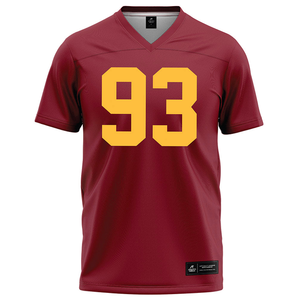 Minnesota - NCAA Football : Riley Sunram - Maroon Football Jersey-0