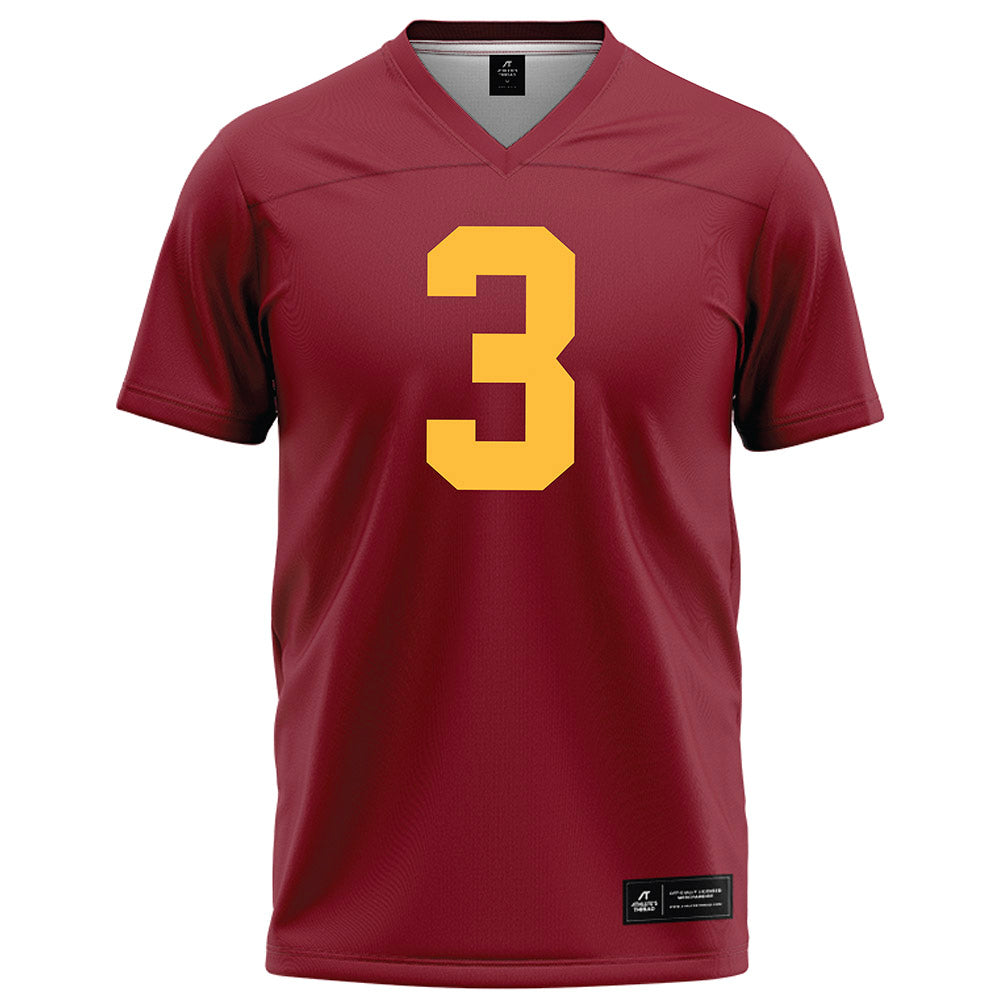 Minnesota - NCAA Football : Perry Thompson - Maroon Football Jersey-0