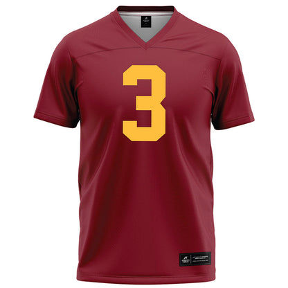 Minnesota - NCAA Football : Perry Thompson - Maroon Football Jersey-0