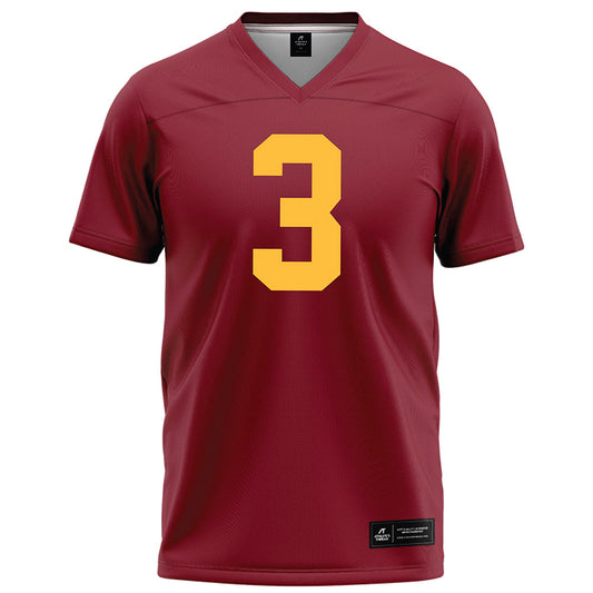 Minnesota - NCAA Football : Perry Thompson - Maroon Football Jersey-0