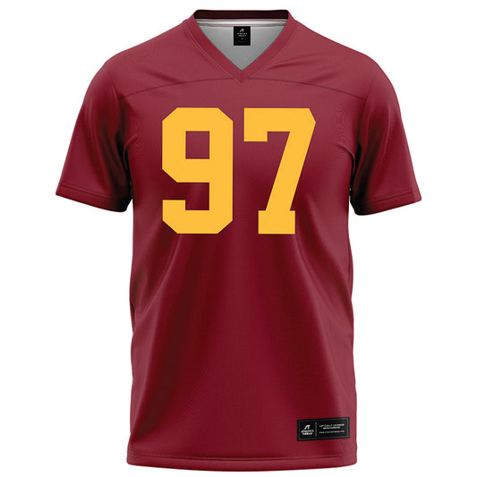 Minnesota - NCAA Football : Jeremiah Benson - Maroon Football Jersey-0