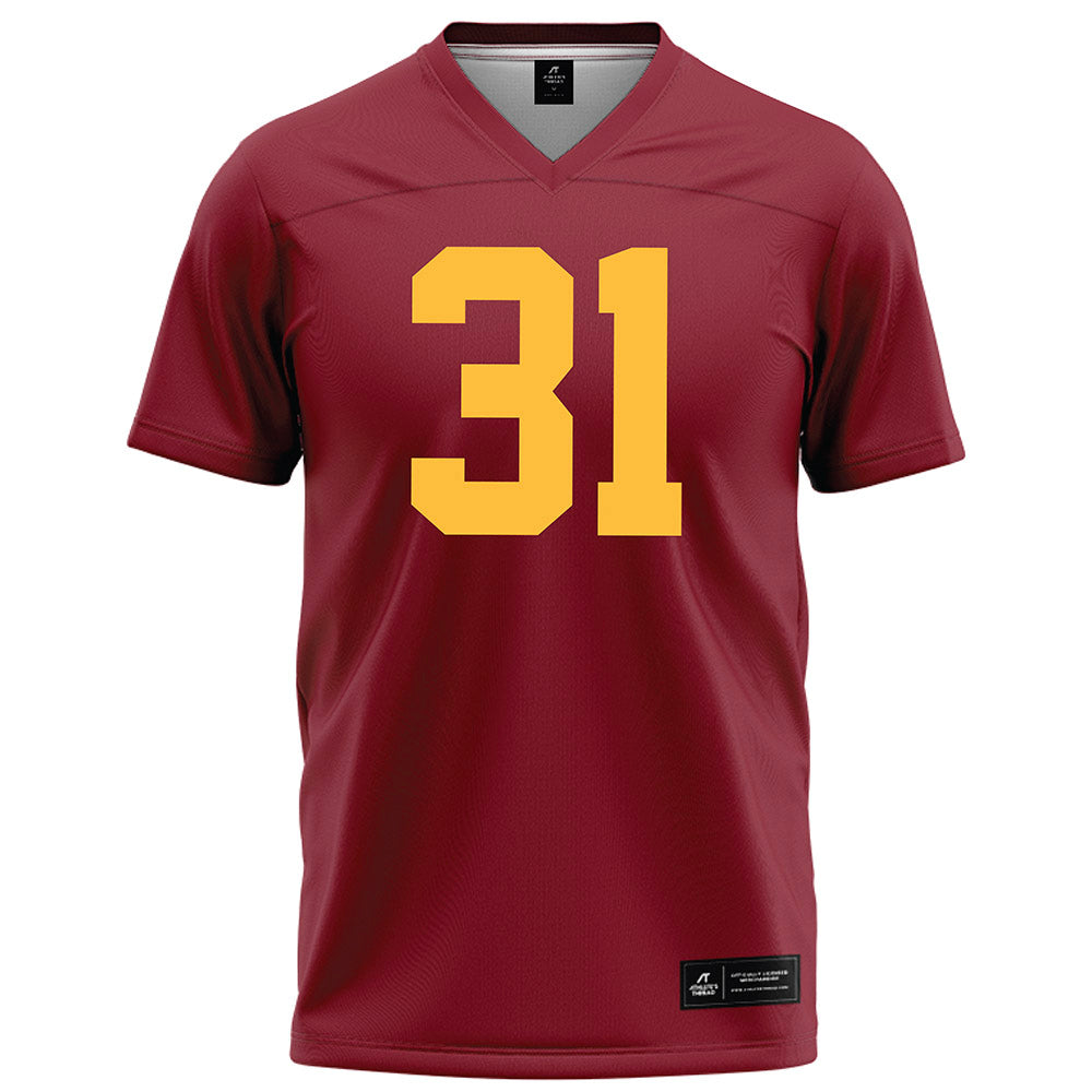 Minnesota - NCAA Football : Jordan Lampkins - Maroon Football Jersey-0
