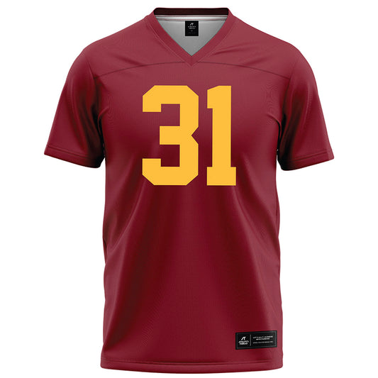 Minnesota - NCAA Football : Jordan Lampkins - Maroon Football Jersey-0