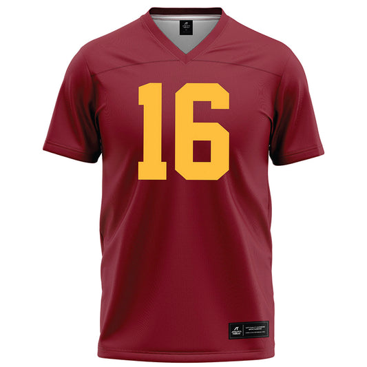 Minnesota - NCAA Football : Brady Palmer - Maroon Football Jersey-0