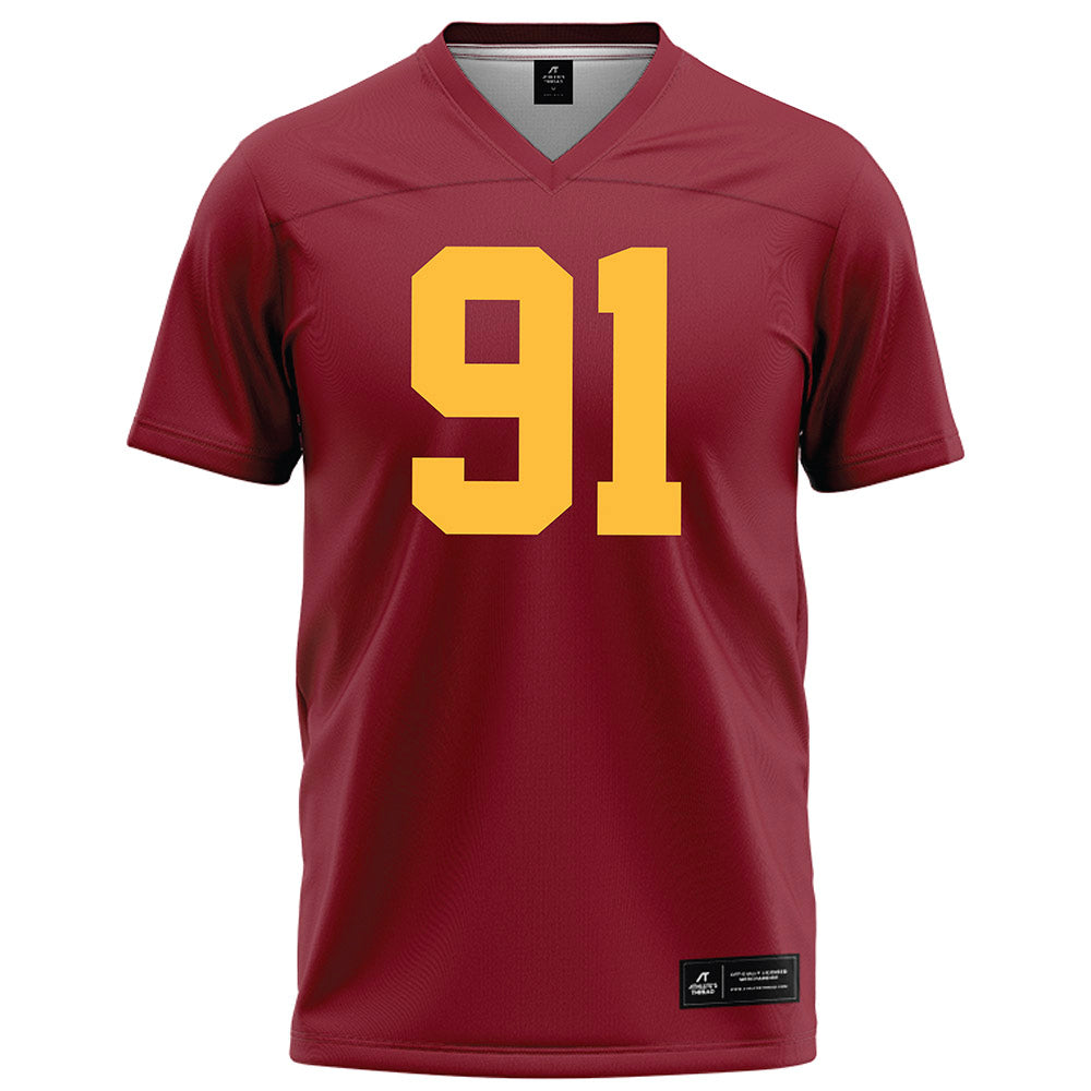 Minnesota - NCAA Football : Howie Johnson - Maroon Football Jersey-0