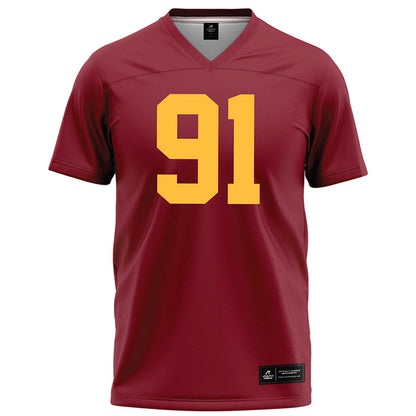 Minnesota - NCAA Football : Howie Johnson - Maroon Football Jersey-0